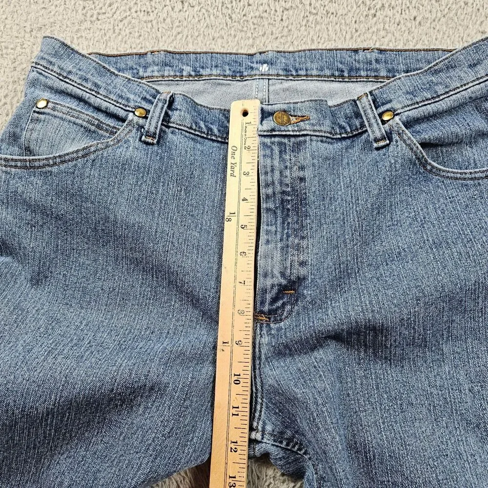 Wrangler Jeans Mens 36x31* Blue Cowboy Cut Comfort Stretch Rodeo Western 47MACMT